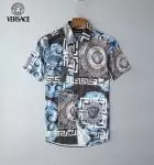 chemise versace en soie manche courte homme luxe line ocean